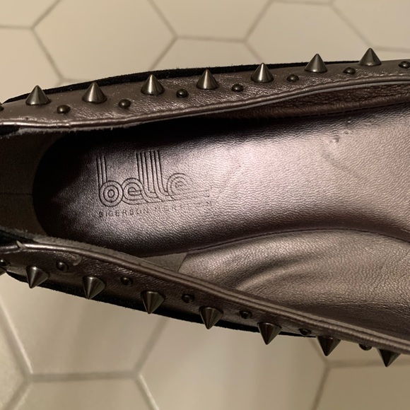 Belle by Sigerson Morrison Black Suede Flats - Picture 6 of 8